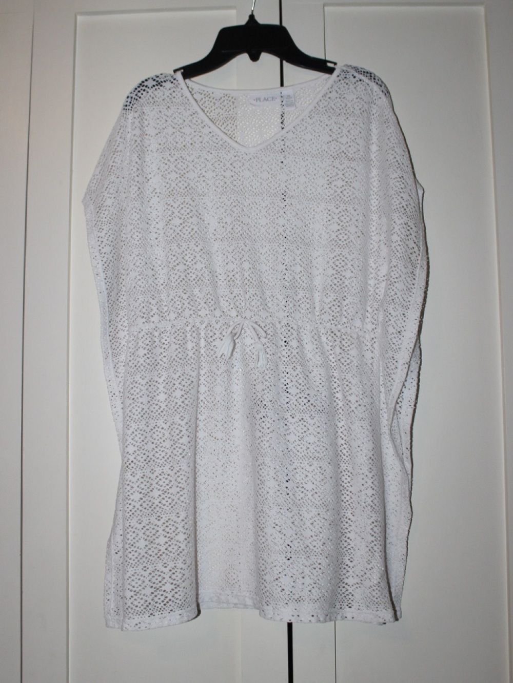 The Children’s Place White Crochet Swim Cover-Up | Size 14